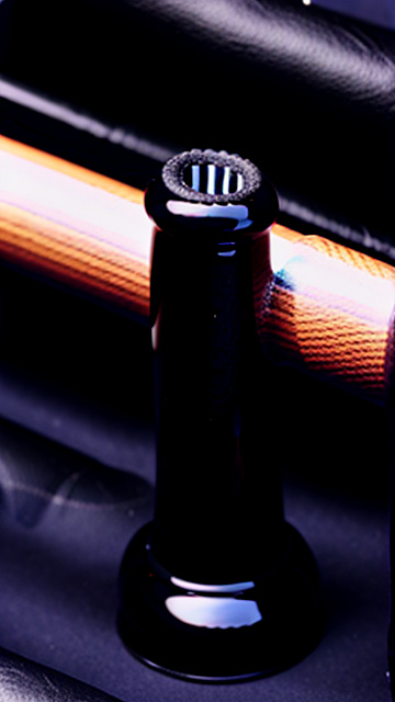 Black dildo, in custom style