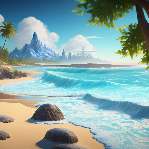 3d cartoon style, elsa from frozen wearing a white towel at a sunny beach, ocean in the background, soft lighting, disney-style rendering in disney 3d style