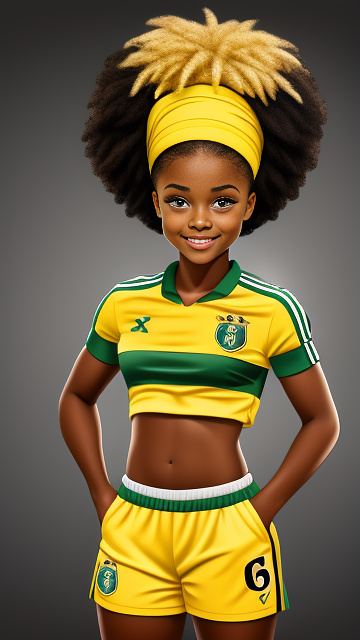 Christian’s ronaldo jamaican  in disney painted style