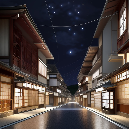 3d animation, personality: the detailed facade of the hameed jewellery shop gleams under the moonlit sky. security cameras are placed strategically around the perimeter. the street is quiet, the neighboring shops dark and closed. the scene expresses a deceptive calm. unreal engine, hyper real --q 2 --v 5.2 --ar 16:9 in anime style