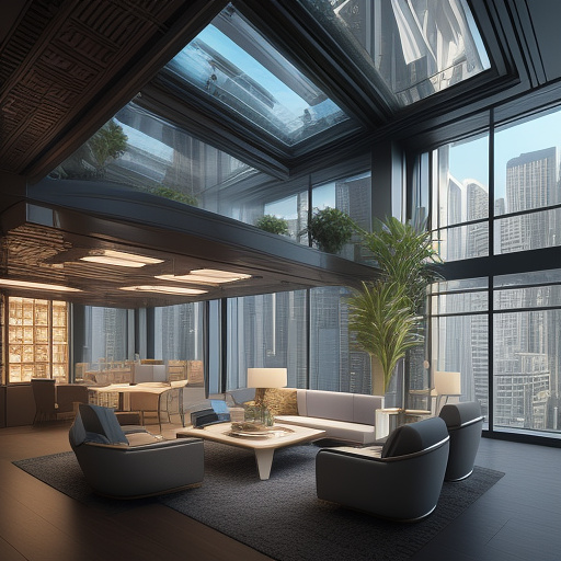 Cabinet making in the future in design of the future style