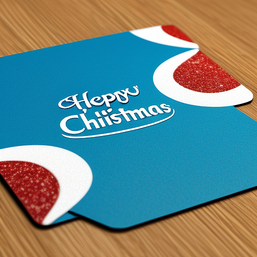 Christmas gift card a4 format in disney 3d style