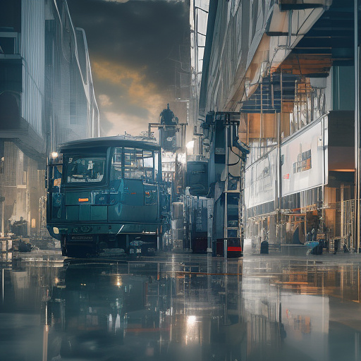 Mechanical moving system.
gloomy, dark. in custom style