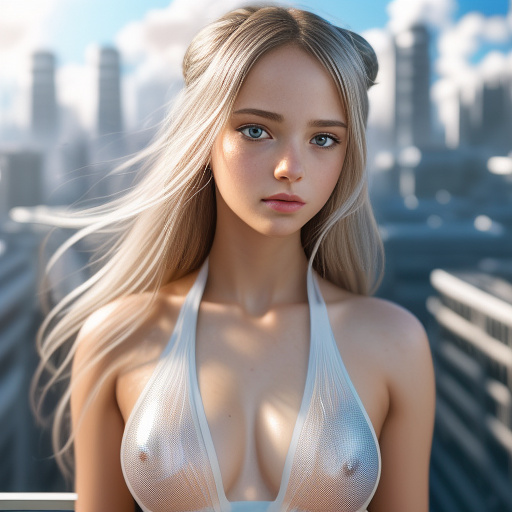 (1girl:1.3), solo, (((very detailed face)))), ((very detailed eyes and face)))), beautiful detail eyes, body parts__, official art, unified 8k wallpaper, super detailed, beautiful and beautiful, beautiful, masterpiece, best quality, original, masterpiece, super fine photo, best quality, super high resolution, realistic realism, sunlight, full body portrait, amazing beauty, dynamic pose, delicate face, vibrant eyes, (from the front), she wears see through suit, very detailed city roof background, rooftop, overlooking the city, detailed face, detailed complex busy background, messy, gorgeous, milky white, highly detailed skin, realistic skin details, visible pores, clear focus, volumetric fog, 8k uhd, dslr, high quality, film grain, fair skin, photo realism, lomography, futuristic dystopian megalopolis, translucent in anime style