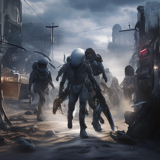 Aliens in custom style