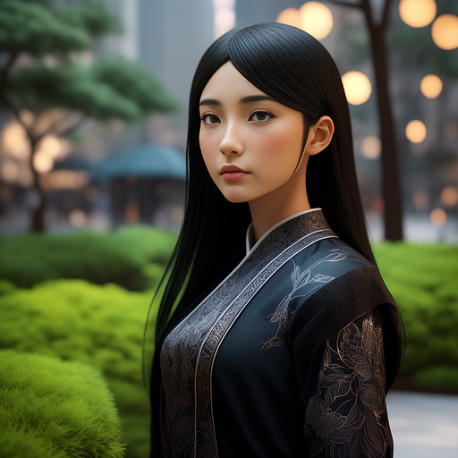 A beautiful portrait of a modern yang girl in the city garden, with iphone in her hand, she is doing internet serving, modern casual clothes, symmetrical, closeup, studio lighting.  armenian, hyperrealism, d&d, fantasy, intricate, modern, elegant, highly detailed, digital painting, artstation, octane render, 8k, concept art, matte, sharp focus, illustration, art by artgerm and greg rutkowski 
 in anime style
