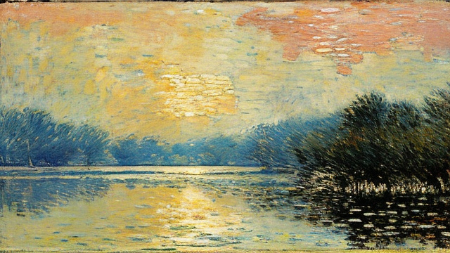 Abstract background by childe hassam, minimal, muted color in custom style