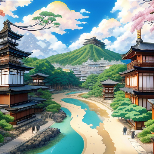 A large tits and big ass women and no cloes in anime style