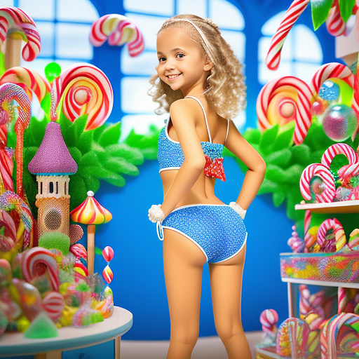Little 10 year old blonde white girl nice tight butt bikini


 in kids painted style