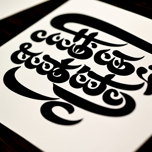 Write me "good and evil are black and white, but the boundary between love and hate are blurred" in beautiful calligraphy font in english only in custom style