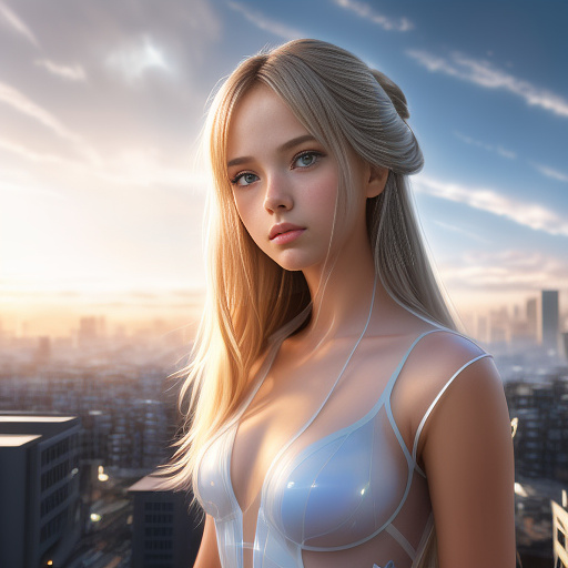 (1girl:1.3), solo, (((very detailed face)))), ((very detailed eyes and face)))), beautiful detail eyes, body parts__, official art, unified 8k wallpaper, super detailed, beautiful and beautiful, beautiful, masterpiece, best quality, original, masterpiece, super fine photo, best quality, super high resolution, realistic realism, sunlight, full body portrait, amazing beauty, dynamic pose, delicate face, vibrant eyes, (from the front), she wears see through suit, very detailed city roof background, rooftop, overlooking the city, detailed face, detailed complex busy background, messy, gorgeous, milky white, highly detailed skin, realistic skin details, visible pores, clear focus, volumetric fog, 8k uhd, dslr, high quality, film grain, fair skin, photo realism, lomography, futuristic dystopian megalopolis, translucent in anime style