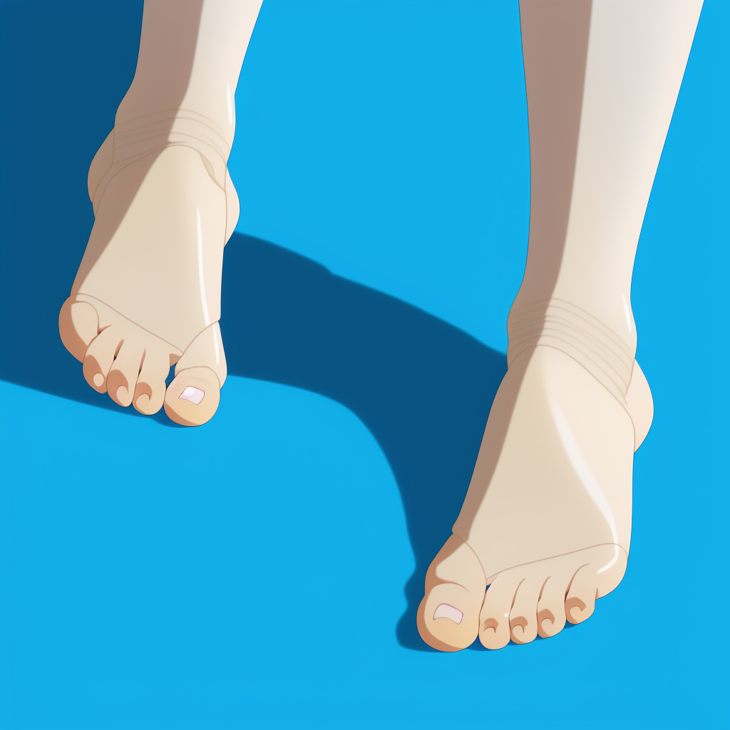 Feet in anime style