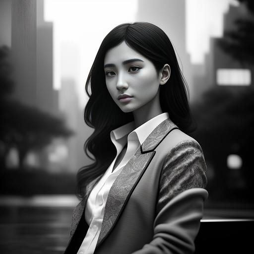 A beautiful portrait of a modern yang girl in the city garden, with iphone in her hand, she is doing internet serving, modern casual clothes, symmetrical, closeup, studio lighting.  armenian, hyperrealism, d&d, fantasy, intricate, modern, elegant, highly detailed, digital painting, artstation, octane render, 8k, concept art, matte, sharp focus, illustration, art by artgerm and greg rutkowski 
 in bw photo style