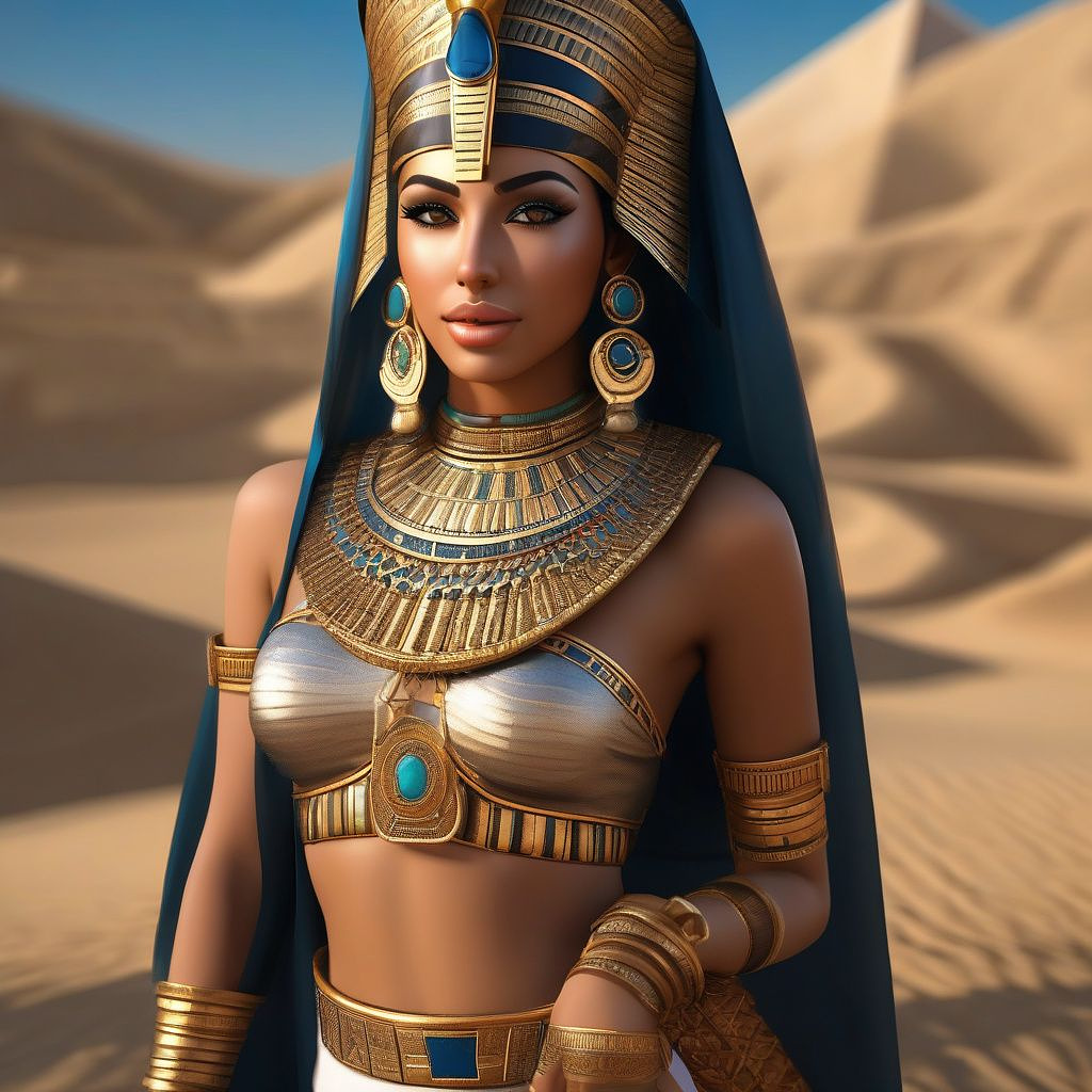 Sexy girl in egypt style