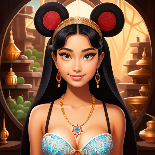 Henti in disney painted style