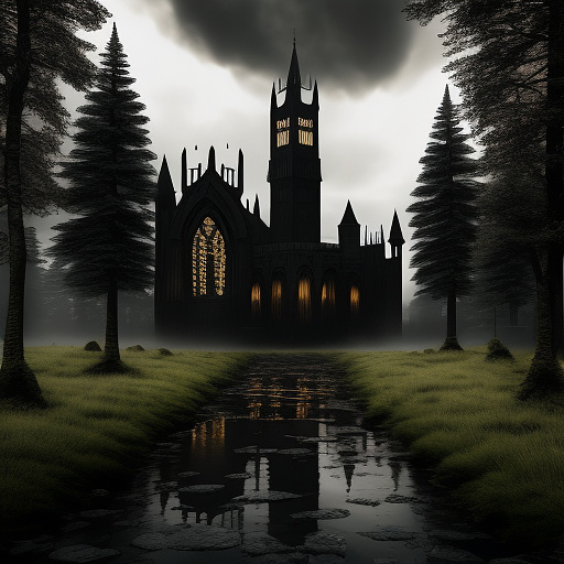 Dark souls in britanny in gothic style