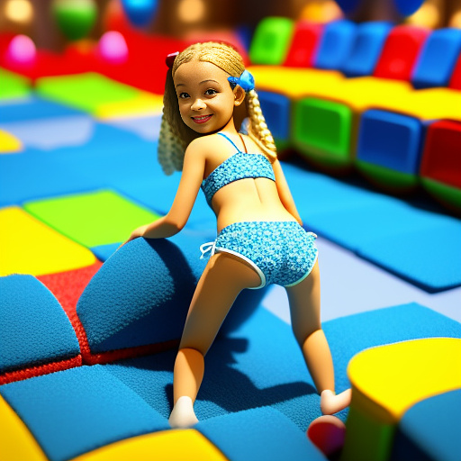 Little 10 year old blonde white girl nice tight butt very thin bikini bottom


 in kids painted style