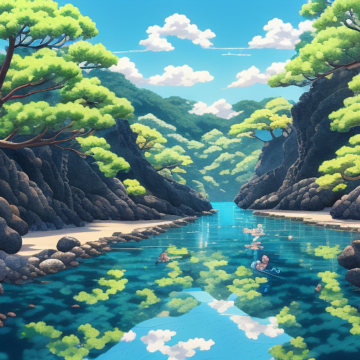 You’re experiencing the swimmer’s body illusion, sam. they look like that not because of swimming... but because their bodies are built for it." in anime style