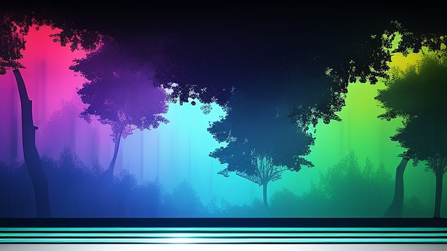 Aesthetic background in custom style