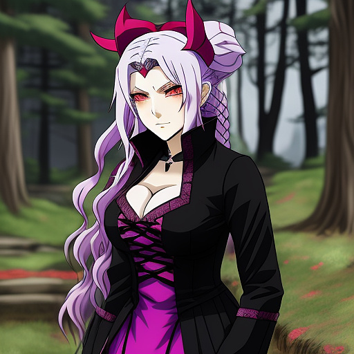 Shalltear bloodfallen anime style overlord in custom style