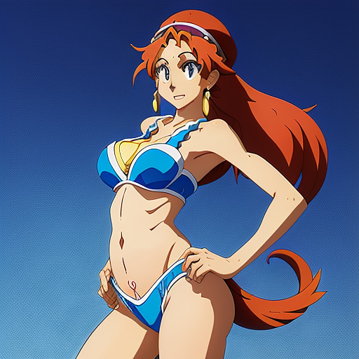 Shantae becomes really pregnant in anime style
