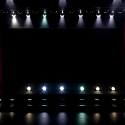Theater stage in custom style