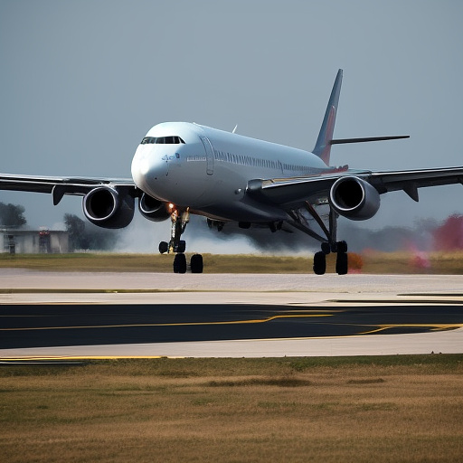 Airplane. people. in custom style