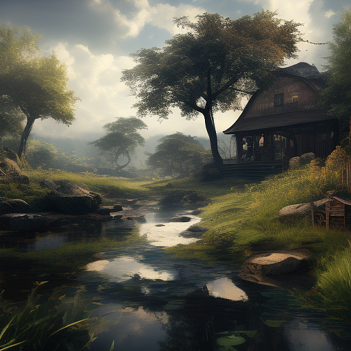 Scene in custom style