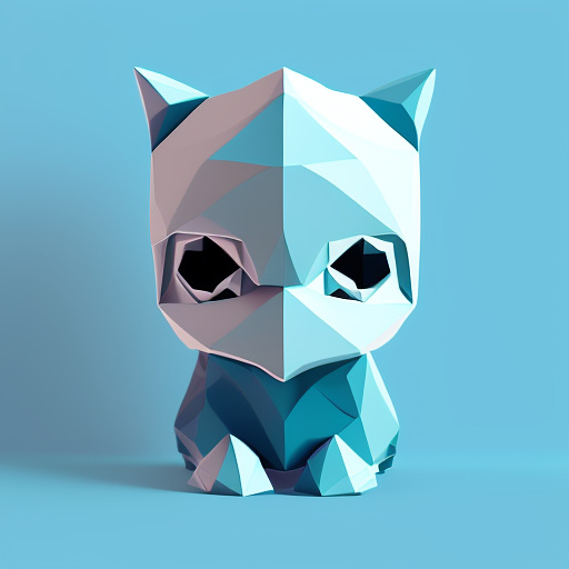 Goot in low poly style