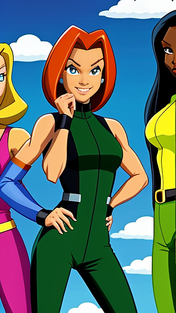 Totally spies in custom style