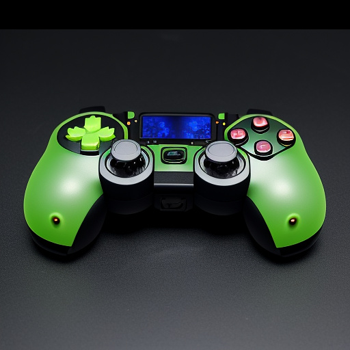 Make me a 16x16 pixel image of a create mod like controler with a slime and steampunk estethic in anime style
