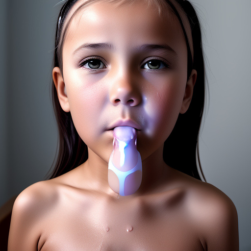 Ultra realistically a 40 year old man injects his sperm liquid into the vagina of a 9 year old girl his sperm liquid drips from her vagina detailed third person in custom style