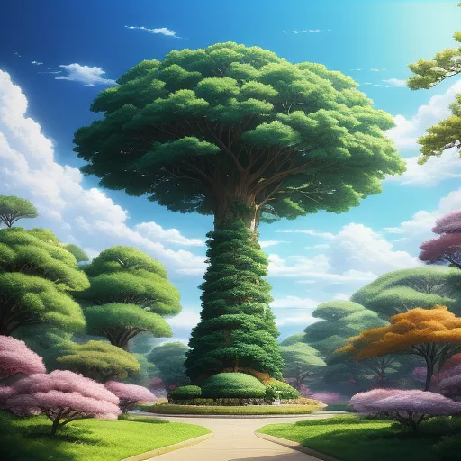 Weirdest tree in anime style