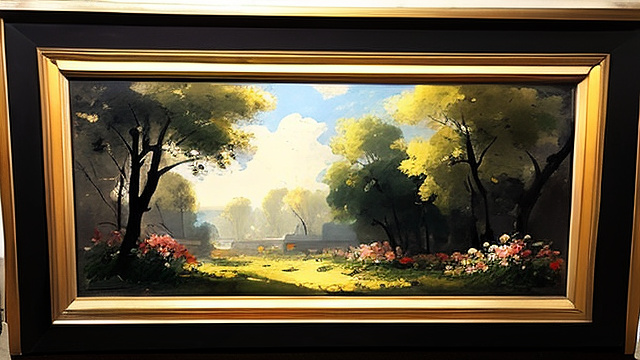 Flower drawing by isaac israëls in custom style