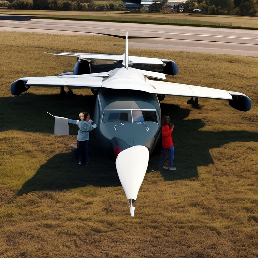 Funny plane is flying. the side door of the plane is open. people are falling out of the plane. in custom style