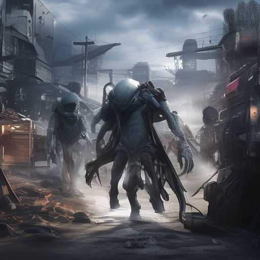 Aliens in custom style