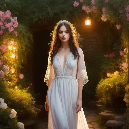 1girl, fairuza balk (age 18), stunning detailed eyes, sheer airy gown with flower embroidery, nude underneath, walking through a well tended flower garden, midday, full body shot, 1990s, (best quality,4k,8k,highres,masterpiece:1.2),ultra-detailed,(realistic,photorealistic,photo-realistic:1.37),hdr,uhr,studio lighting, ultra-fine painting,sharp focus,physically-based rendering,extreme detail description,professional,vivid colors,bokeh,portrait
 in custom style