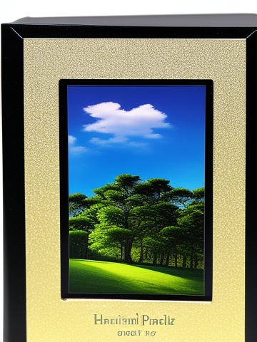 Can you make a photocard frame only that looks premium and looks like a unique limited edition card. front view in custom style
