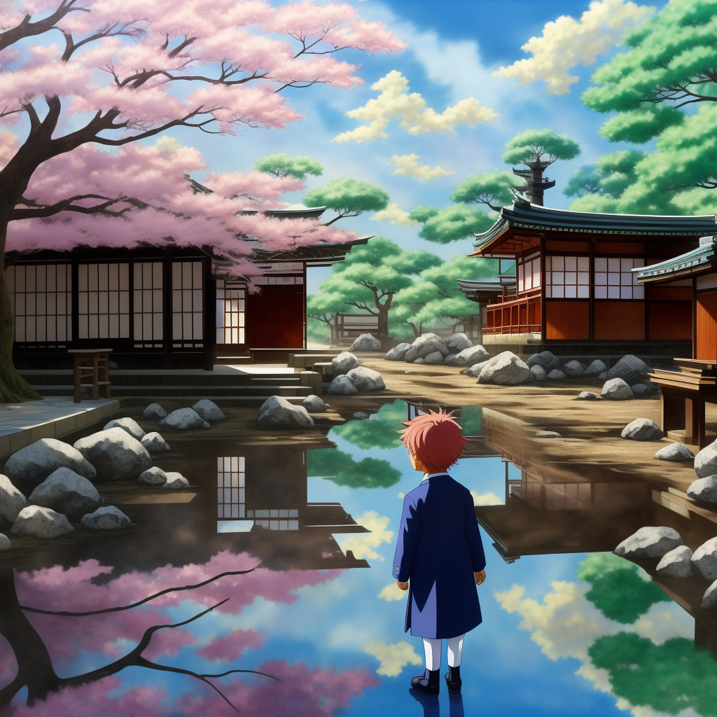 Nasrin was only 5 years old. he had not yet left his dolls as his father decided to marry a 5 -year -old man. in anime style