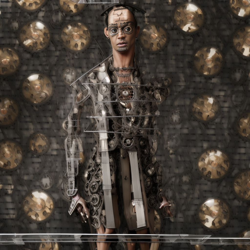Frankenstein in steampunk style