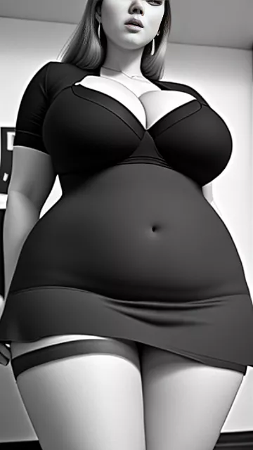 Very wide hips, very big and fat butt, full large voluptuous breast with milk, curvy, modest, fully clothed, skirt, tight fitting clothes, skinny face, jewish, woman, sfw, metiss, slim body, flat stomach in bw photo style