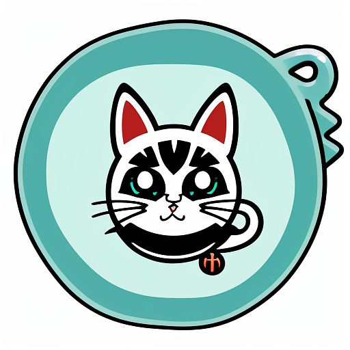 A cartoon-style cat with big expressive eyes and whiskers, hugging a giant coffee mug with crazy wide tired eyes, steam rising from the cup, pastel colors, kawaii cartoon style, clean outlines, playful and funny, t-shirt design in anime style