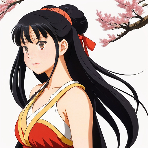 Sango from inuyasha in anime style