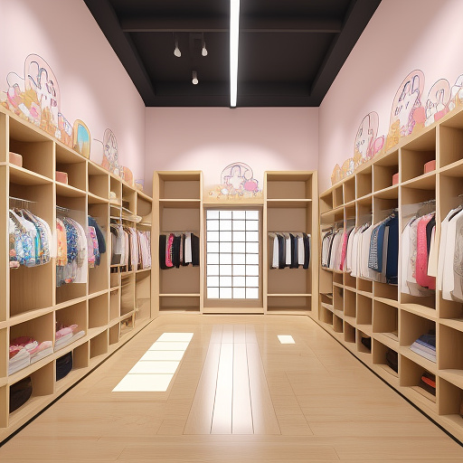 Mavin kids clothes shop in anime style