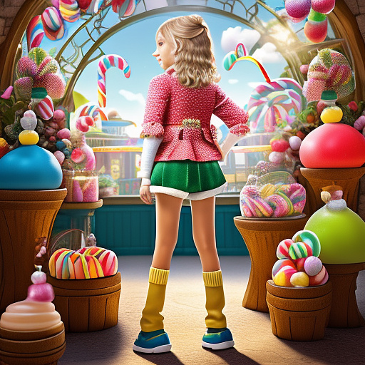12 year old girl  nice exposed butt blonde hair 

 in kids painted style