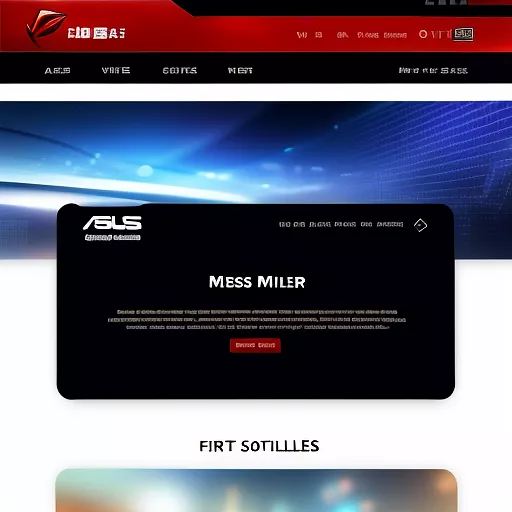 A banner for the first asus server sales site in custom style