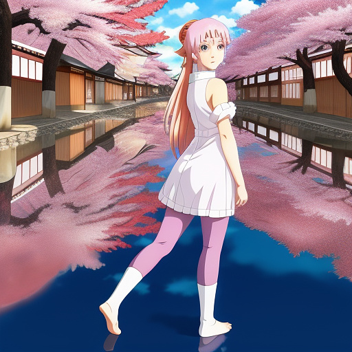 Anime,feet,soles,sakura haruno, in anime style