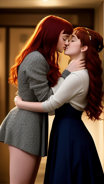 Sophie turner snogging maisie williams. in custom style