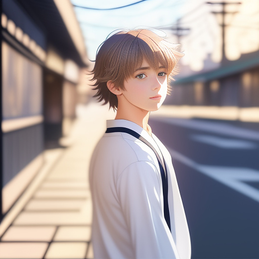 Extremely detailed cg unity 8k wallpaper,masterpiece,best quality,ultra-detailed,best illumination,best shadow,an extremely delicate,floating,finely detail,beautiful detailed boy,blonde hair,short hair,swept bangs,blue eyes,black windbreak,black choker,white sweater,cat ears,painted in the style of vertical,poster artist,boy,fluttering hair,sweetstyles theme background,cute boy in anime style