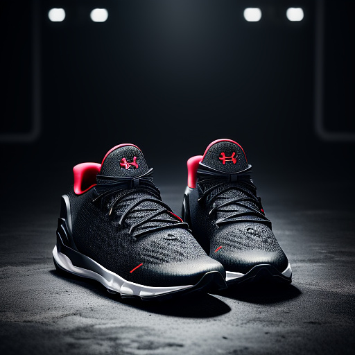 Shoes underarmour de metshoes underarmour de metal tecnologia avançadaal tecnologia avançada in sci-fi style